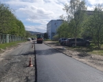 В ЗАТО город Заозерск начались работы по укладке асфальта